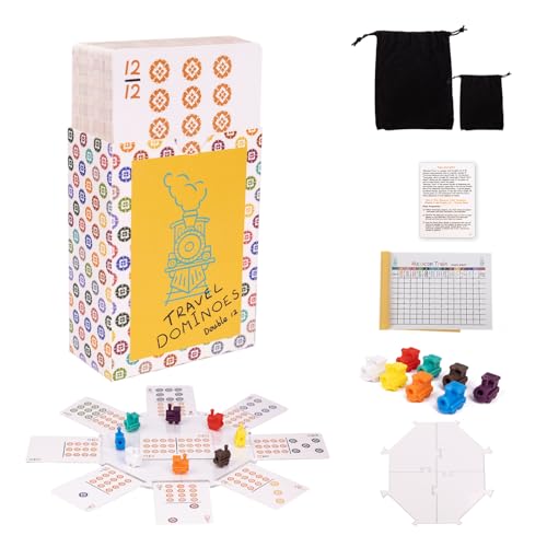 Mexikanischer Zug, Mini-Reise-Dominospiel: 105 Karten + 1 Hub für mexikanischen Zug + 8 Zugmarkierungen + 1 Anleitung + 1 Punkteblatt, Doppel-12- und Doppel-9-Domino-Set, 2–10 Spieler, Mexikanischer Zug, Mini-Reise-Dominospiel: 105 Karten + 1 Hub für mexikanischen Zug + 8 Zugmarkierungen + 1 Anleitung + 1 Punkteblatt, Doppel-12- und Doppel-9-Domino-Set, 2–10 Spieler, von Extguds