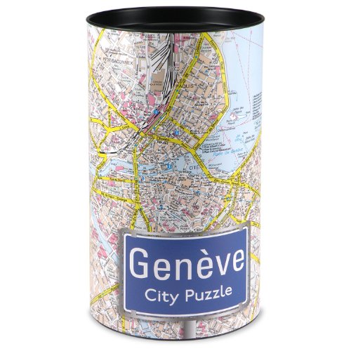 Extragoods City Puzzle - Genève/Genf von Extragoods