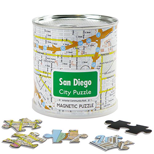 Extragoods City Puzzle Magnets - San Diego von Extragoods