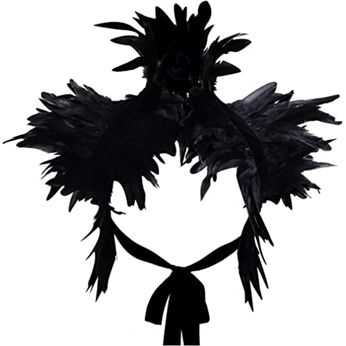 Eyccier Gothic Natural Cape Shawl Achselzucken Schulterpapier -Halloween -Party -Schal. von Eyccier