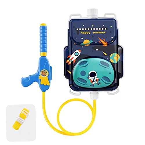 Water Squirter für Kinder Wasser Rucksack Wasserpistole Spritzspielzeug mit 1300 ml Wassertank für Kindersummer Beach Pool Astronauten. von Eyccier