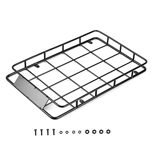 Eysaure 230X147Mm Metall Dach TräGer Kamel Tasse GepäCk Ablage für 1/10 RC Crawler Auto Axial SCX10 TRX4 D90 Teile von Eysaure