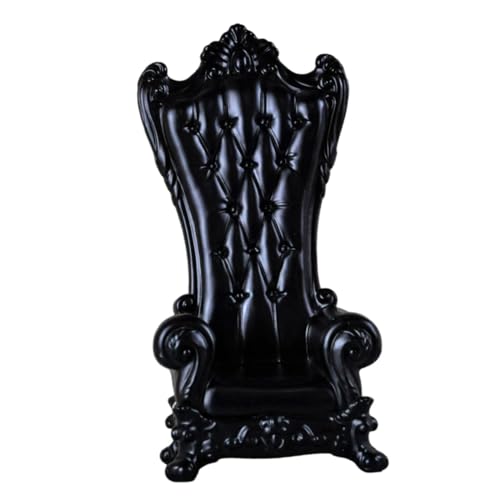 F Fityle 1/12 Puppenhaus Einzelsofa mit Sessel Diorama Landschaft Handwerk Mini Sofa Stuhl Miniatur Wohnzimmermöbel für Sandtisch, Schwarz F Fityle 1/12 Puppenhaus Einzelsofa mit Sessel Diorama Landschaft Handwerk Mini Sofa Stuhl Miniatur Wohnzimmermöbel für Sandtisch, Schwarz von F Fityle