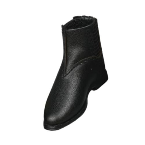 F Fityle 1/6 Schuhe, modische Stiefel, Accessoires, stilvolles Modell, Puppendekor, Miniatur-Männerfiguren, Stiefel aus PU- für 12-Zoll-Figuren, Ankleiden von F Fityle