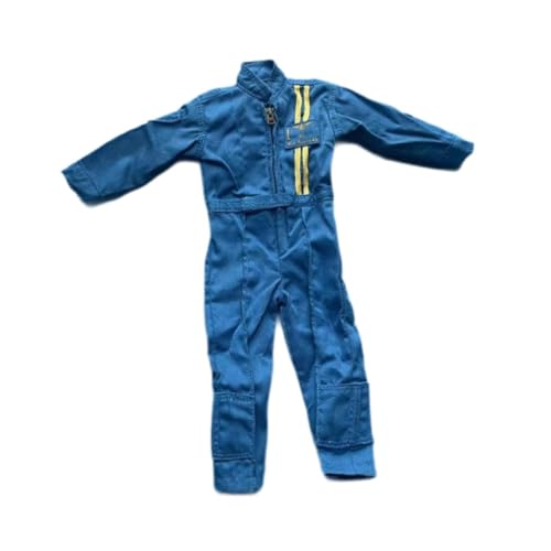 F Fityle 1/6 Skala -Aktionsfiguren Aviation Uniform 12 Zoll Figur Jumpsuit Kostüm weiche Kind Erwachsene Geschenke Modell Miniaturpuppe Kleidung von F Fityle