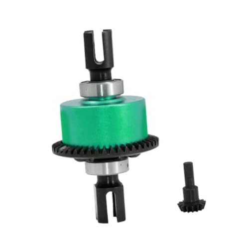 F Fityle 1/8 Differentialgetriebe Ersatzteile 42T 15T Verschleißfestigkeit Upgrade Kit Verbessertes Differential zur Leistungssteigerung, GrÜn von F Fityle