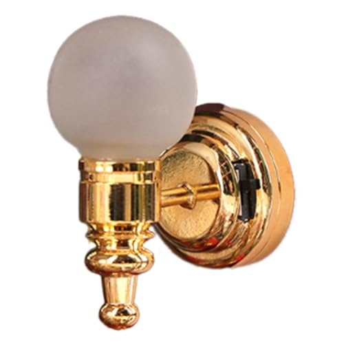 F Fityle 1:12 Puppenhaus Wandlampe Beleuchtung, Funktionelle Puppenhaus, Miniatur Wandleuchte für Esszimmer, Flur, Style A F Fityle 1:12 Puppenhaus Wandlampe Beleuchtung, Funktionelle Puppenhaus, Miniatur Wandleuchte für Esszimmer, Flur, Style A von F Fityle
