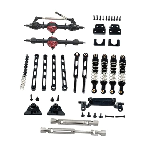 F Fityle 1:12 RC Auto Vorder- und Hinterachse Set Verbindungsstangen Metall RC Auto Ersatzteile Zugstangen Stoßdämpfer für MN82 MN82Pro LC79 MN82T, Schwarz F Fityle 1:12 RC Auto Vorder- und Hinterachse Set Verbindungsstangen Metall RC Auto Ersatzteile Zugstangen Stoßdämpfer für MN82 MN82Pro LC79 MN82T, Schwarz von F Fityle