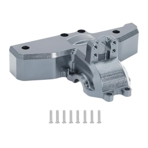 F Fityle 1:14 RC Auto unter Getriebe Abdeckungen Metall Hinten Oberen Ersatz Anti Kollision Differential Fall Abdeckung für 14209 14210 DIY ACCS, GRAU von F Fityle