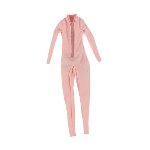 F Fityle 1:6 Maßstab Actionfiguren Overall Weibliche Figur Kleidung Modell Miniatur Puppendekor Puppenoutfits für 12 Zoll Figuren Geschenke, Rosa von F Fityle