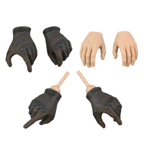 F Fityle 1:6 männliche Handschuhe Hände Actionfigur Kostüm Sammlerstück Simulation Requisiten Puppenzubehör Körperteile für 12-Zoll-Actionfiguren von F Fityle