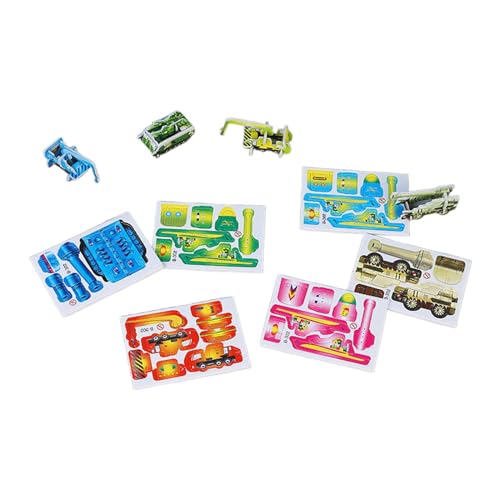 F Fityle 10x lustige 3D-Puzzles Lernspielzeug Kunsthandwerk Kreative einzigartige Geschenke Montessori-Spielzeug für Geburtstagsgeschenk Kinder Jungen Mädchen, Panzer F Fityle 10x lustige 3D-Puzzles Lernspielzeug Kunsthandwerk Kreative einzigartige Geschenke Montessori-Spielzeug für Geburtstagsgeschenk Kinder Jungen Mädchen, Panzer von F Fityle