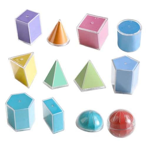 F Fityle 12x 3D Geometrische Körper Lernspielzeug Pädagogisches Spielzeug Jungen Mädchen Haltbarkeit Manipulatives Mathe Spielzeug Lehrer Aids F Fityle 12x 3D Geometrische Körper Lernspielzeug Pädagogisches Spielzeug Jungen Mädchen Haltbarkeit Manipulatives Mathe Spielzeug Lehrer Aids von F Fityle