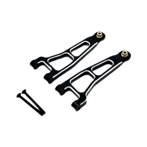 F Fityle 2X 1/12 RC -Auto vorne Schwung Arm Ersetzen Sie Teile, RC -Aufhängungsarm -Aluminiumlegierung für UD1201 Fahrzeugwagen Modell DIY Modifiziert, Schwarz von F Fityle