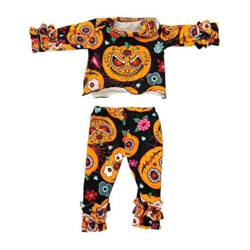 F Fityle 2X 18 Puppenkleidung, Tops Lange Hosen Outfits, Halloween Weihnachten Zweiteiliges Kostüm Kinder Geburtstagsgeschenke Halloween Agaric von F Fityle