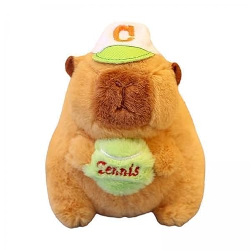 F Fityle 2X Capybara Stofftier Capybara Handtaschenanhänger Cartoon Sammlerstück Capybara Anhänger für Familie Erwachsene Jungen Mädchen Geschenke Kinder von F Fityle