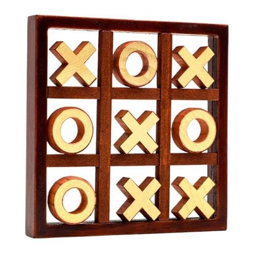 F Fityle 2X Holz Bord Spiele in Schieben Mich XO Spaß Familienmitgliednmitglied Spiel Reise Bord Spiele für Familienmitgliednmitglied ; Puzzle Spiele Kinder von F Fityle