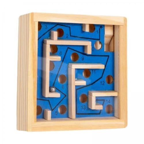 F Fityle 2X Holzlabyrinth Brettspiel Puzzle Spielzeug Rolling Ball Labyrinth Geschenk für 3 4 5 6 Jahre Alte Kinder von F Fityle