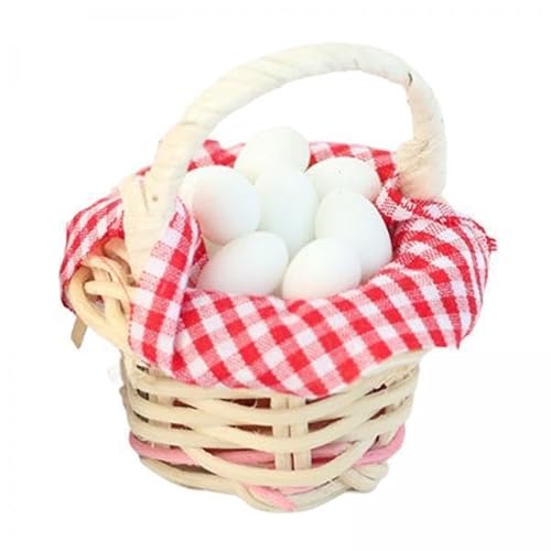 F Fityle 2X Miniatur Eierkorbmodelle für Puppenhaus Im Maßstab 1:12 Perfekt für Sammler Und Liebhaber F Fityle 2X Miniatur Eierkorbmodelle für Puppenhaus Im Maßstab 1:12 Perfekt für Sammler Und Liebhaber von F Fityle