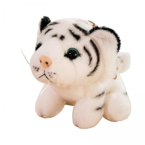 F Fityle 2x Gefüllter Tiger Plüschtier Schlüsselanhänger, Niedlicher Cartoon Tier Schlüsselanhänger für Kindergarten Goody Bag Füller, Partygeschenke, von F Fityle