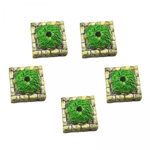 F Fityle 3X 5pcs Harz Mini Altar Basis Halten Puppenhaus Outdoor Garten DIY von F Fityle