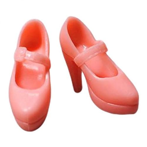 F Fityle 3X BJD Puppe Schuhe High Heels Spielzeug für 1/6 Puppe Mädchen Puppe Rosa von F Fityle