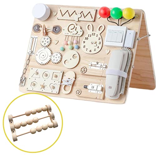 F Fityle 3X Busy Board DIY Zubehör Motorik Holzhandwerk Spielzeug Lernaktivitäten Sensorisches Spielzeug Activity für Vorschulkinder von F Fityle