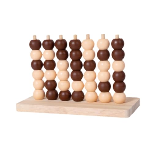 F Fityle 4 in Einer Reihe Spielset mit Schach, Lernspielzeug Brettspiel, Tischspiele Schachspielzeug zum Geburtstag ab 3 Jahren Kinder von F Fityle