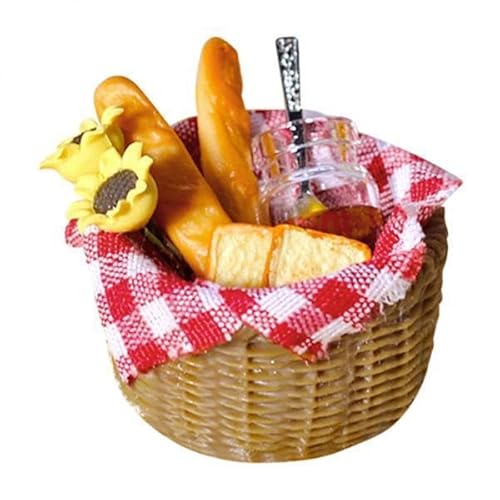 F Fityle 4X 1:12 Puppenhaus Brot Rollenspiel Dekoration Küche Essen Set Puppenhaus Zubehör Requisiten 1/6 Puppenspielzeug Küche Essen Spielen von F Fityle