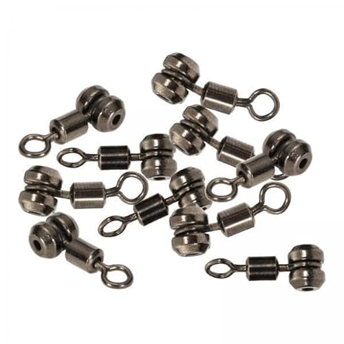 F Fityle 4X 10Pcs Angeln Swivel Line Connector Hochfestes Zubehör Clip Köder Snap Korrosionsbeständig für Angeln Trolling Sea von F Fityle