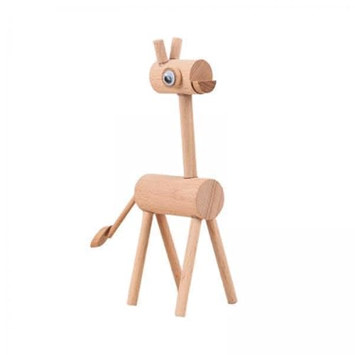 F Fityle 5X DIY Holztierspielzeug Kleine Tiere Figuren DIY Modellspielzeug Vorschulpädagogisches Spielzeug Holzhandwerk für Kinder Jungen Mädchen Kinder Gesche von F Fityle