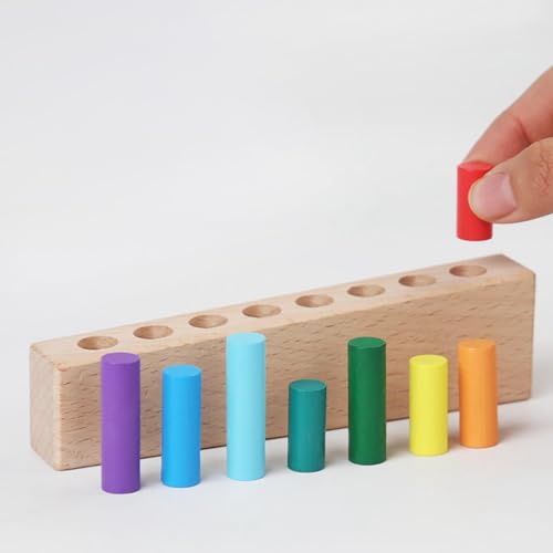 F Fityle 5X Holzstäbchen, Spielzeug für Kinder, Feinmotorik Reisespiel, Passendes Sensorisches Spielzeug, Lernaktivitäten für Kinder von F Fityle