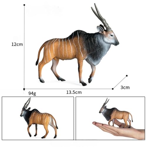 F Fityle 5X Simuliertes Künstliches Tiermodell, Tierfigur, Partygeschenk, Schreibtischdekoration, Skulpturstatue für Kleinkinder, Kinder, Jungen Und Mädchen von F Fityle