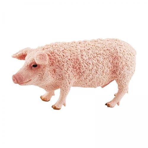 F Fityle 6X Handgefertigte Schweinefigur, Spielset, Miniatur Tierspielzeug, Desktop Ornamente, Ornamente, Sammlerstücke, Geschenk, Action Figuren, Mini Figuren von F Fityle