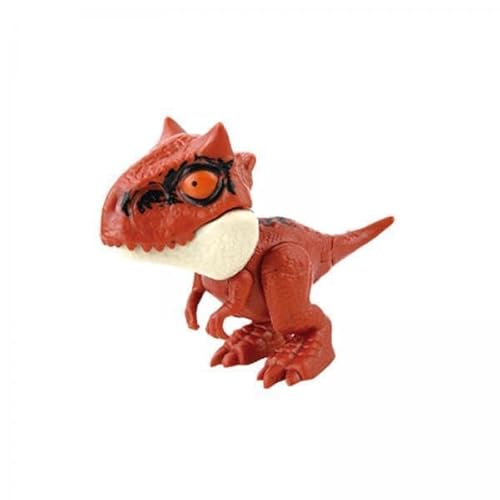 F Fityle 6X beißender Finger Dinosaurier Spielzeug Actionfigur Lustige Theaterpuppe Puppe Hand Dinosaurierpuppe für Kinder Familienspiel Geburtstagsgeschenke von F Fityle