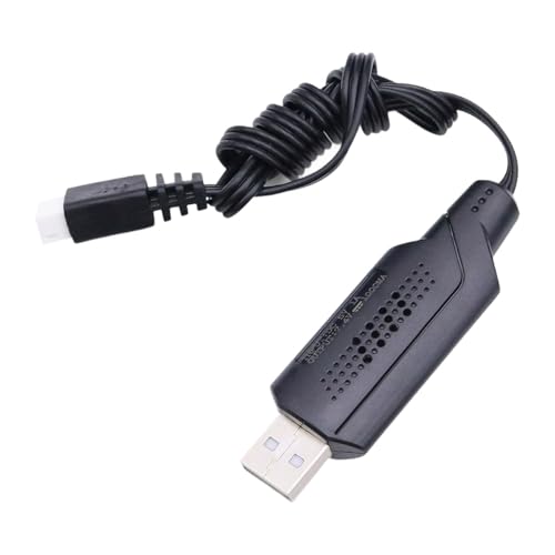 F Fityle 7,4-V-USB-Ladekabel, Ladeadapter, universell, leicht, effizientes Laden, Ersatz für RC-Auto-Ladekabel F Fityle 7,4-V-USB-Ladekabel, Ladeadapter, universell, leicht, effizientes Laden, Ersatz für RC-Auto-Ladekabel von F Fityle