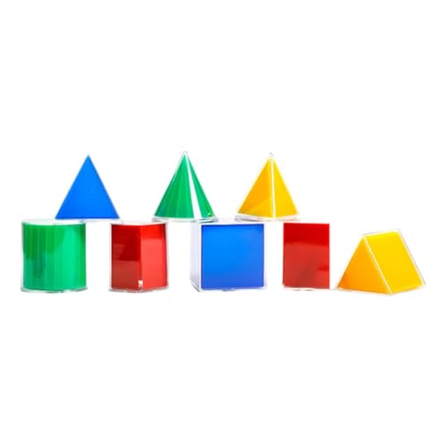 F Fityle 8X 3D Formen für Kinder, Mathe Lernspielzeug, Schulbedarf von F Fityle