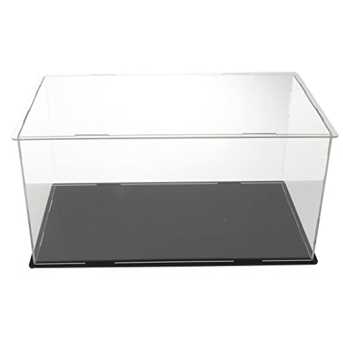 F Fityle Acryl Vitrine Display Case Staubdicht für Auto/Actionfiguren/Puppen Modell, Klar, 28x16x14cm von F Fityle