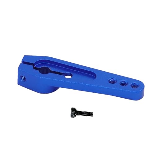 F Fityle Aluminiumlegierung 25T Servohorn Lenkservoarmwartung M2-Gewinde Metalllenkarm für RC-Auto-Spielzeugbuggy, Blau F Fityle Aluminiumlegierung 25T Servohorn Lenkservoarmwartung M2-Gewinde Metalllenkarm für RC-Auto-Spielzeugbuggy, Blau von F Fityle