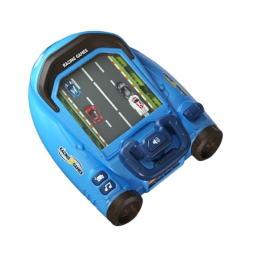 F Fityle Auto-Lenkrad-Spielzeug, Jungen-Auto-Simulationsspielzeug, Raumschiff mit Sound, Weltraum-Thema, Rennfahrer für Jungen, Kinder, Geschenk ab 3 Jahren, Blau von F Fityle