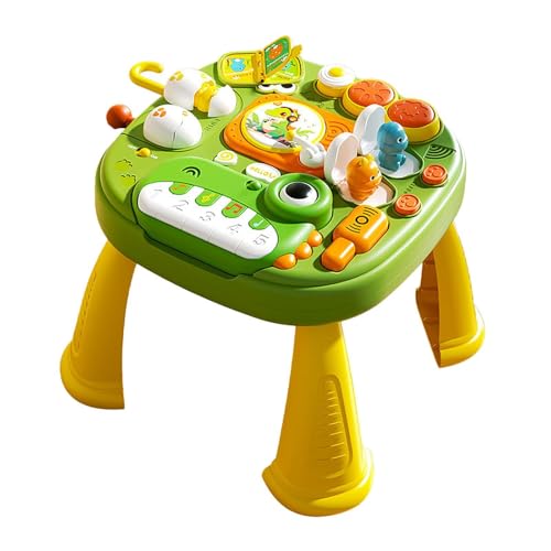 F Fityle Baby-Aktivitätstisch, pädagogisches Spielzeug mit Licht, Babyspielzeug, Musik-Aktivitätstisch für Baby- und Kindergeburtstage von F Fityle