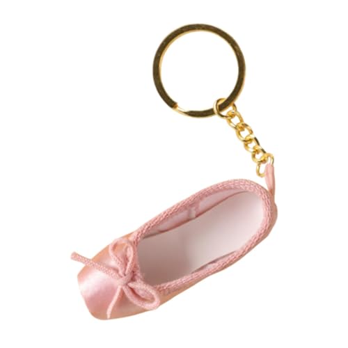 F Fityle Ballettschuh-Schlüsselanhänger, Damen, Ornament, Schlüsselanhänger für Jahrestag, Party, Handtasche, Tasche, Hell-Pink von F Fityle
