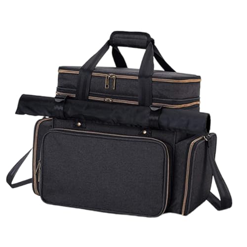 F Fityle Brettspiel-Tasche, Würfel-Aufbewahrungskoffer, multifunktionale tragbare Organizer-Box, Reisetasche, Organizer für Spieler-Essentials von F Fityle