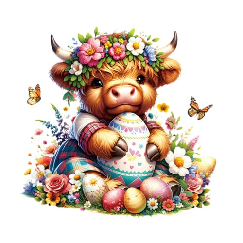 F Fityle Cow Wall Decal Wall Mural Decor Kühlschrank Aufkleber Abnehmbar dekorativ 39x40 cm wasserdicht für Klassenzimmer stilvoll von F Fityle