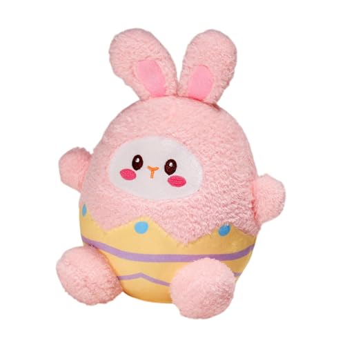 F Fityle Easter Eggshell Kaninchen Stofftiere Party bevorzugt Geschenk Home Dekoration Plüsch Kaninchenspielzeug schöne Hasenpuppe für Kinder Kinder, Rosa von F Fityle