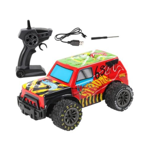 F Fityle Ferngesteuertes Auto, RC-LKW-Spielzeug, Ferngesteuertes Fahrzeug-Spielzeug, Hobby-Spielzeug, Ladekabel, RC-Auto-Spielzeug, RC-Rock-Crawler für von F Fityle