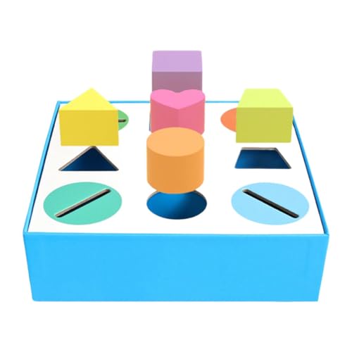 F Fityle Holzspielzeug zum Sortieren von Formen und Farben, frühes Lernspielzeug, passendes Puzzle zur Form- und Farberkennung für, Babygeschenke F Fityle Holzspielzeug zum Sortieren von Formen und Farben, frühes Lernspielzeug, passendes Puzzle zur Form- und Farberkennung für, Babygeschenke von F Fityle