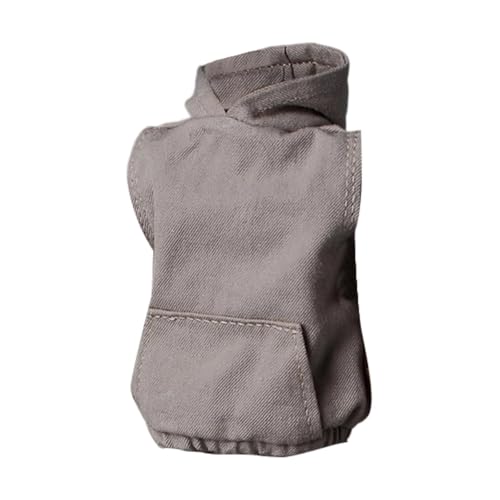 F Fityle Kapuzenpullover-Actionfiguren-Kleidung im Maßstab 1/12, Accessoires, modische handgefertigte Puppenkleidung, Modellpuppenspielzeug für, Grau F Fityle Kapuzenpullover-Actionfiguren-Kleidung im Maßstab 1/12, Accessoires, modische handgefertigte Puppenkleidung, Modellpuppenspielzeug für, Grau von F Fityle
