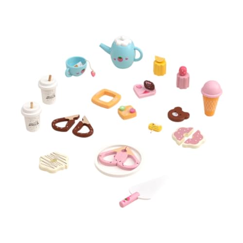 F Fityle Kids Tea Party Set Kitchen Spielset Holzsimulationsrolle Spielen Prinzessin vor, Spielen Spielzeug Nachmittag Tee Set Dessert Kuchen F Fityle Kids Tea Party Set Kitchen Spielset Holzsimulationsrolle Spielen Prinzessin vor, Spielen Spielzeug Nachmittag Tee Set Dessert Kuchen von F Fityle