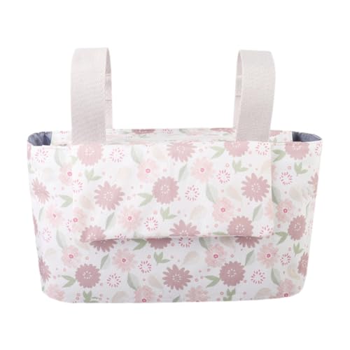 F Fityle Kinderwagenorganisator Kinderwagen Wickelbeutel, universell, tragbar, Kinderwagenzubehör, Kinderwagenbeutel Kinderwagen -Tasche für Snacks, Blume F Fityle Kinderwagenorganisator Kinderwagen Wickelbeutel, universell, tragbar, Kinderwagenzubehör, Kinderwagenbeutel Kinderwagen -Tasche für Snacks, Blume von F Fityle